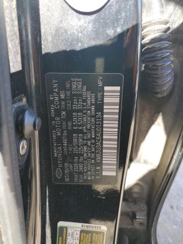 Photo 12 VIN: KM8JU3AC6AU013134 - HYUNDAI TUCSON 