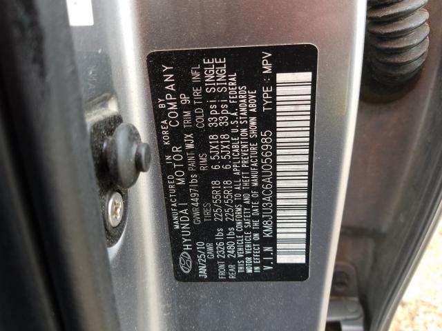 Photo 9 VIN: KM8JU3AC6AU056985 - HYUNDAI TUCSON GLS 