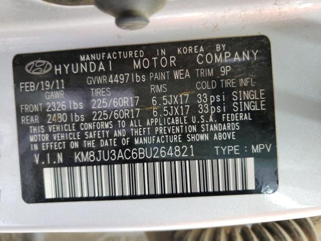 Photo 9 VIN: KM8JU3AC6BU264821 - HYUNDAI TUCSON GLS 