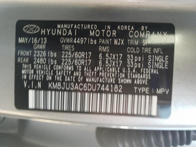 Photo 9 VIN: KM8JU3AC6DU744182 - HYUNDAI TUCSON GLS 