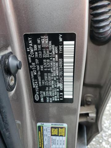 Photo 12 VIN: KM8JU3AC7BU134868 - HYUNDAI TUCSON GLS 