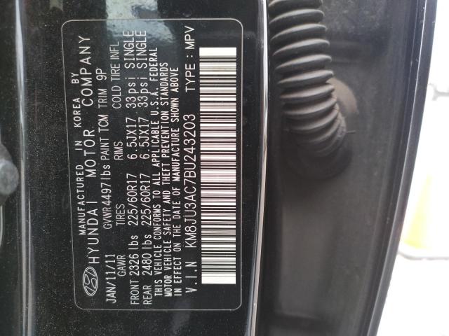 Photo 13 VIN: KM8JU3AC7BU243203 - HYUNDAI TUCSON GLS 