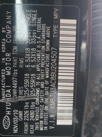 Photo 13 VIN: KM8JU3AC8BU204507 - HYUNDAI TUCSON GLS 