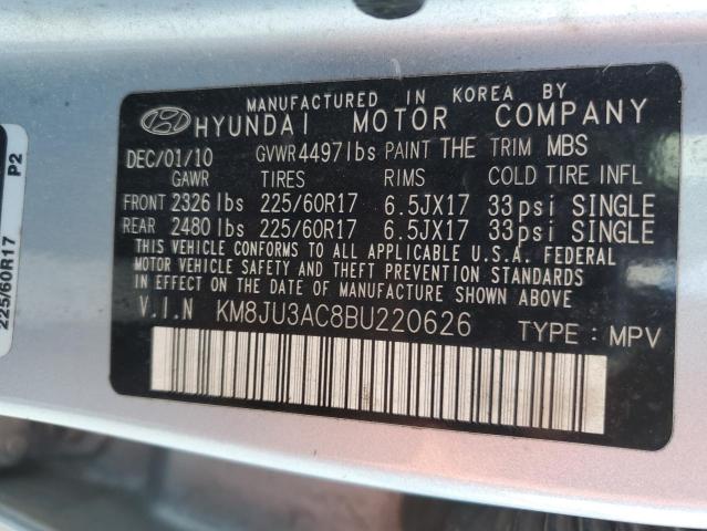 Photo 13 VIN: KM8JU3AC8BU220626 - HYUNDAI TUCSON GLS 