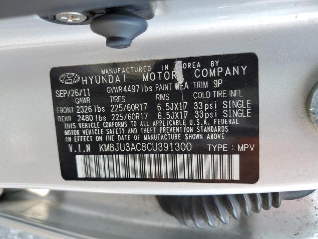 Photo 11 VIN: KM8JU3AC8CU391300 - HYUNDAI TUCSON 