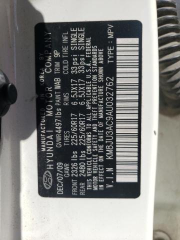 Photo 11 VIN: KM8JU3AC9AU032762 - HYUNDAI TUCSON GLS 