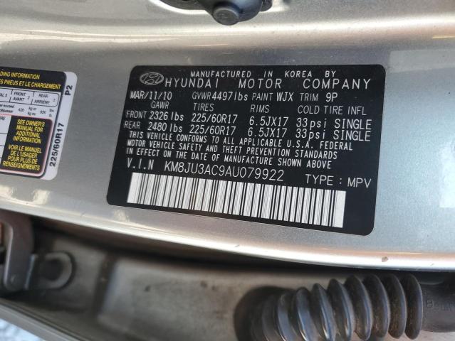 Photo 9 VIN: KM8JU3AC9AU079922 - HYUNDAI TUCSON GLS 