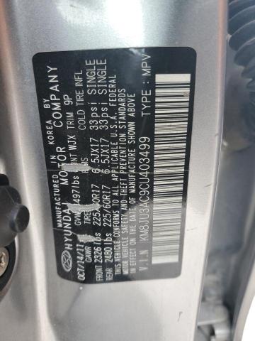 Photo 12 VIN: KM8JU3AC9CU403499 - HYUNDAI TUCSON GLS 