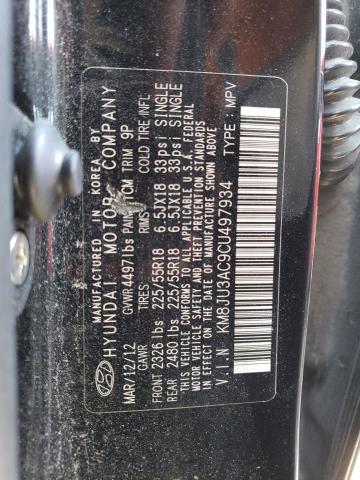 Photo 11 VIN: KM8JU3AC9CU497934 - HYUNDAI TUCSON GLS 