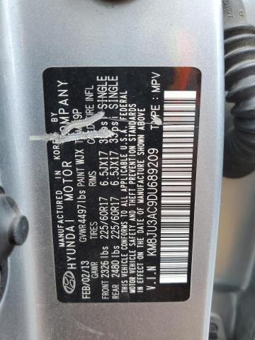 Photo 12 VIN: KM8JU3AC9DU689209 - HYUNDAI TUCSON GLS 