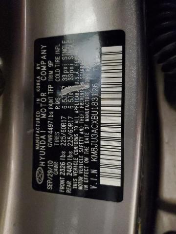 Photo 12 VIN: KM8JU3ACXBU183126 - HYUNDAI TUCSON GLS 