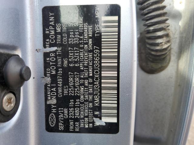 Photo 12 VIN: KM8JU3ACXCU386597 - HYUNDAI TUCSON GLS 