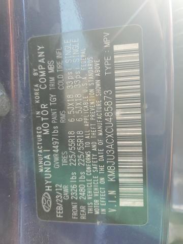 Photo 11 VIN: KM8JU3ACXCU485873 - HYUNDAI TUCSON GLS 