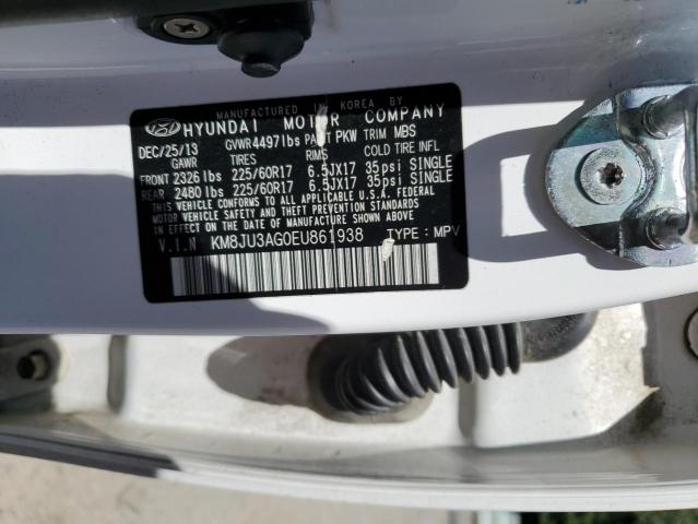 Photo 12 VIN: KM8JU3AG0EU861938 - HYUNDAI TUCSON GLS 