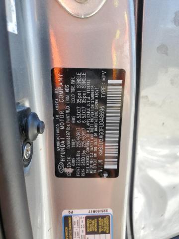 Photo 12 VIN: KM8JU3AG0FU048696 - HYUNDAI TUCSON 