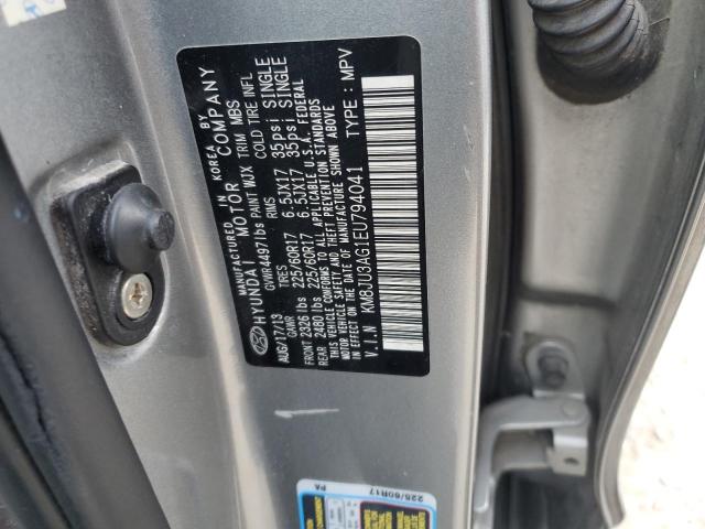 Photo 12 VIN: KM8JU3AG1EU794041 - HYUNDAI TUCSON GLS 