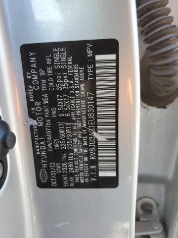 Photo 11 VIN: KM8JU3AG1EU830147 - HYUNDAI TUCSON GLS 