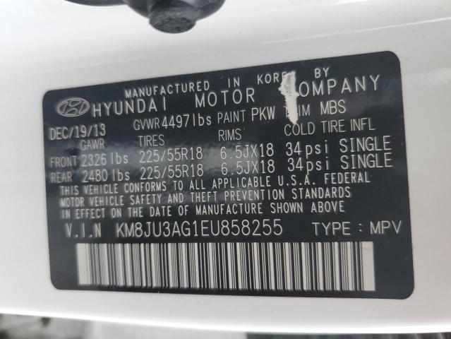 Photo 11 VIN: KM8JU3AG1EU858255 - HYUNDAI TUCSON GLS 