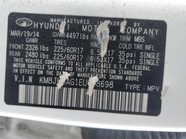 Photo 11 VIN: KM8JU3AG1EU908698 - HYUNDAI TUCSON 