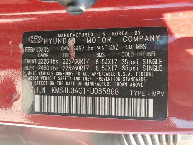 Photo 11 VIN: KM8JU3AG1FU085868 - HYUNDAI TUCSON 