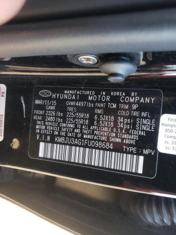 Photo 9 VIN: KM8JU3AG1FU098684 - HYUNDAI TUCSON LIM 