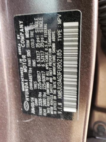 Photo 9 VIN: KM8JU3AG3FU952185 - HYUNDAI TUCSON LIM 