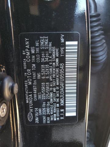 Photo 12 VIN: KM8JU3AG4FU959548 - HYUNDAI TUCSON LIM 