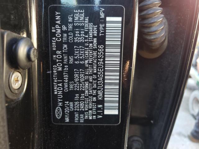 Photo 9 VIN: KM8JU3AG5EU943566 - HYUNDAI TUCSON GLS 