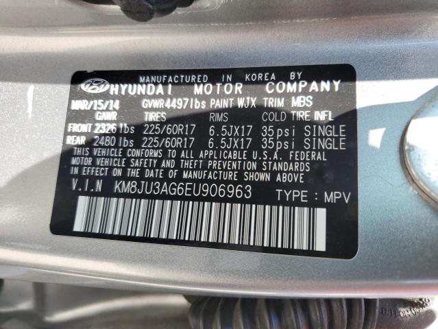 Photo 9 VIN: KM8JU3AG6EU906963 - HYUNDAI TUCSON GLS 