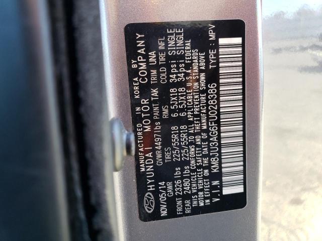 Photo 12 VIN: KM8JU3AG6FU028386 - HYUNDAI TUCSON LIM 