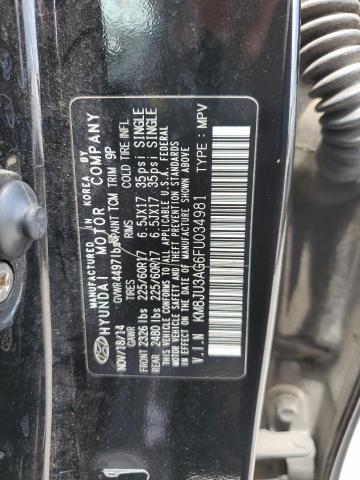 Photo 11 VIN: KM8JU3AG6FU034981 - HYUNDAI TUCSON 