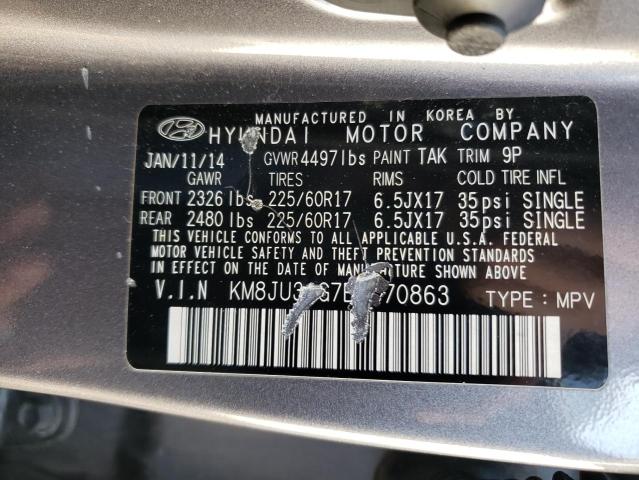 Photo 11 VIN: KM8JU3AG7EU870863 - HYUNDAI TUCSON GLS 