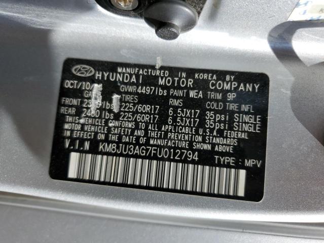 Photo 12 VIN: KM8JU3AG7FU012794 - HYUNDAI TUCSON LIM 