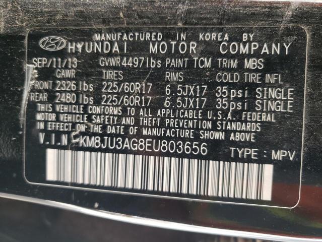 Photo 12 VIN: KM8JU3AG8EU803656 - HYUNDAI TUCSON GLS 