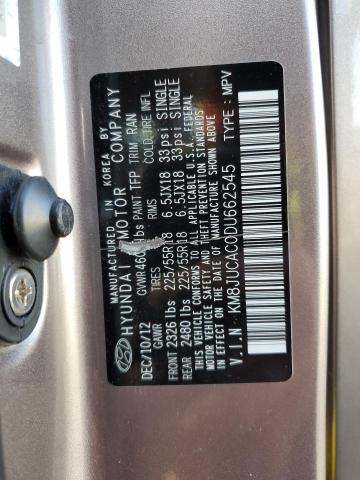 Photo 12 VIN: KM8JUCAC0DU662545 - HYUNDAI TUCSON GLS 