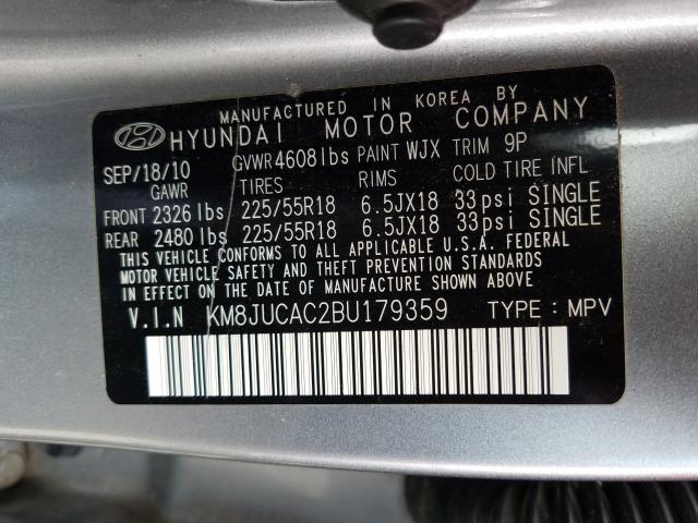 Photo 9 VIN: KM8JUCAC2BU179359 - HYUNDAI TUCSON LIM 