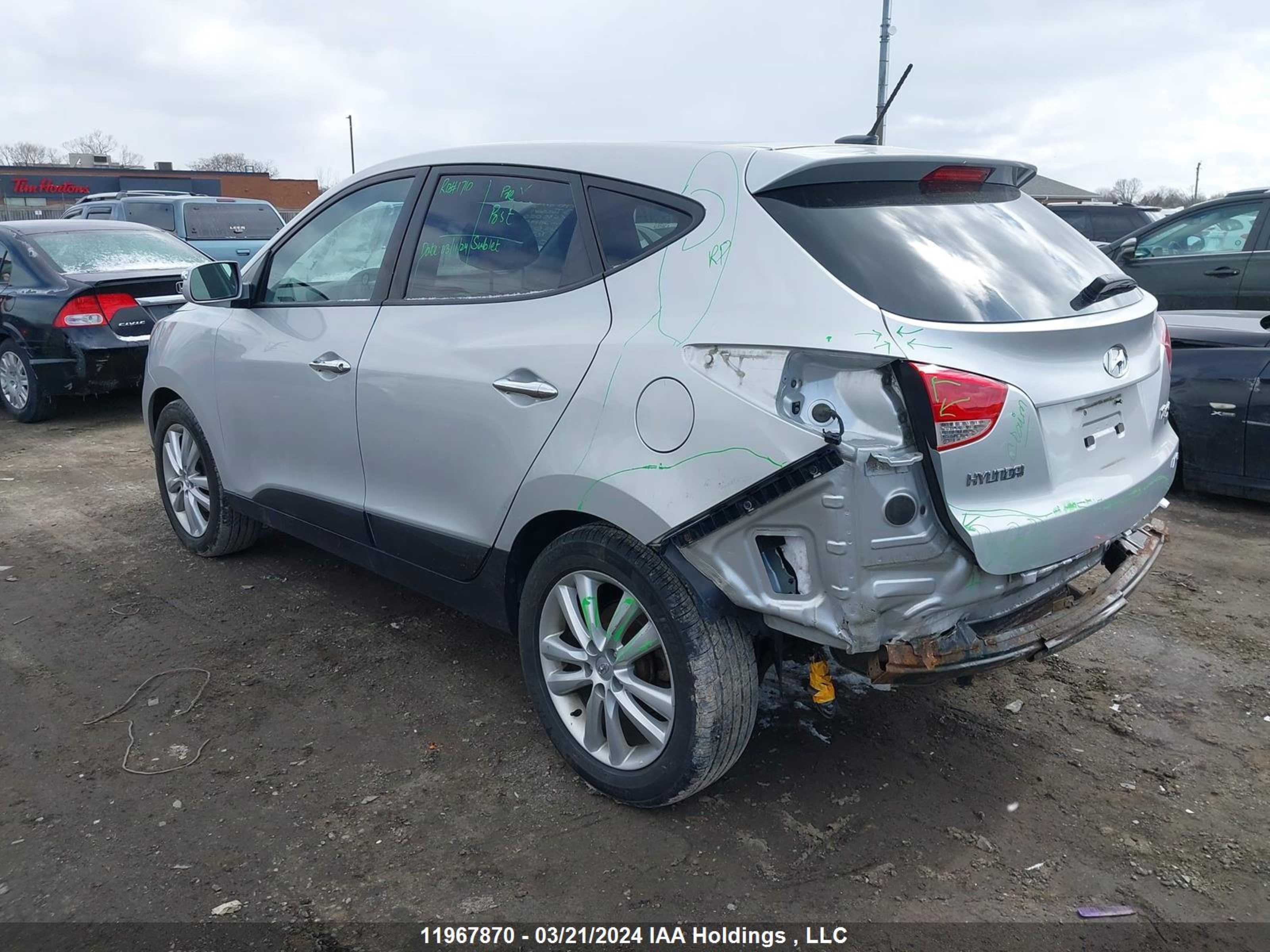 Photo 2 VIN: KM8JUCAC2DU635055 - HYUNDAI TUCSON 