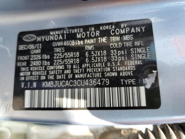 Photo 9 VIN: KM8JUCAC3CU436479 - HYUNDAI TUCSON GLS 