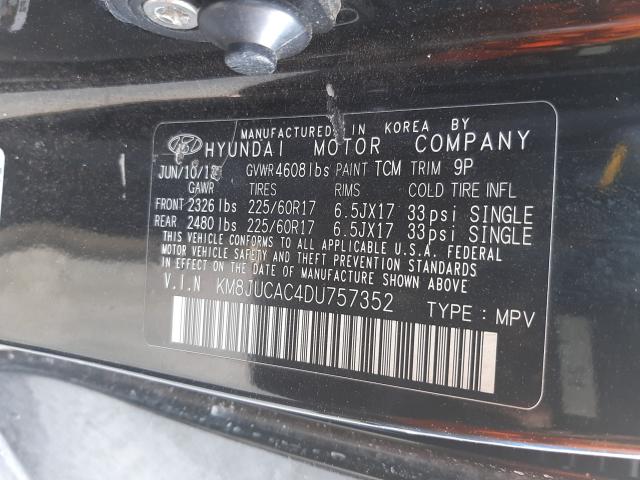 Photo 9 VIN: KM8JUCAC4DU757352 - HYUNDAI TUCSON GLS 