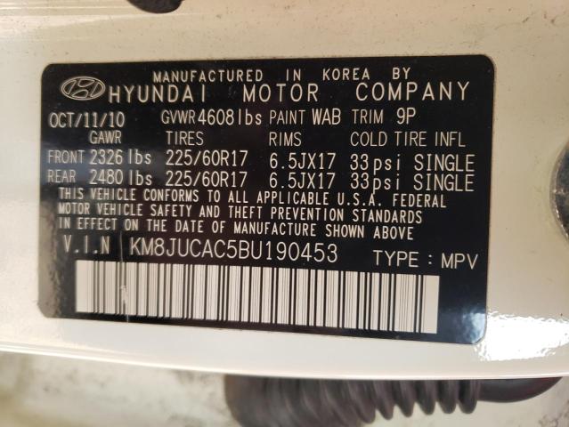 Photo 13 VIN: KM8JUCAC5BU190453 - HYUNDAI TUCSON 