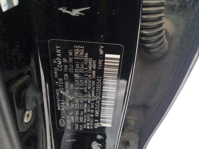 Photo 9 VIN: KM8JUCAC6CU395541 - HYUNDAI TUCSON GLS 