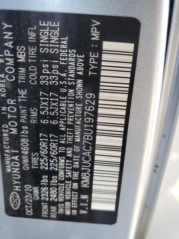 Photo 12 VIN: KM8JUCAC7BU197629 - HYUNDAI TUCSON GLS 