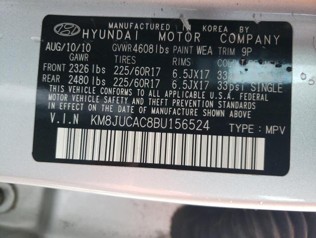 Photo 11 VIN: KM8JUCAC8BU156524 - HYUNDAI TUCSON 