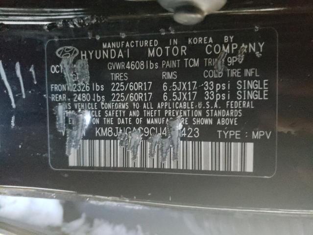 Photo 9 VIN: KM8JUCAC9CU403423 - HYUNDAI TUCSON GLS 