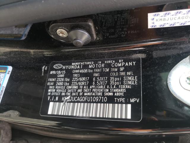 Photo 9 VIN: KM8JUCAG0FU109710 - HYUNDAI TUCSON LIM 