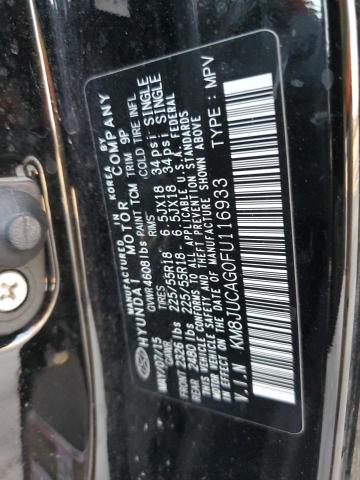 Photo 12 VIN: KM8JUCAG0FU116933 - HYUNDAI TUCSON 