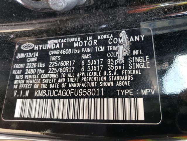 Photo 13 VIN: KM8JUCAG0FU958011 - HYUNDAI TUCSON LIM 