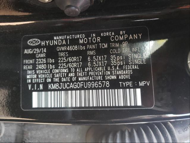 Photo 9 VIN: KM8JUCAG0FU996578 - HYUNDAI TUCSON LIM 