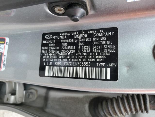 Photo 12 VIN: KM8JUCAG1EU795853 - HYUNDAI TUCSON GLS 