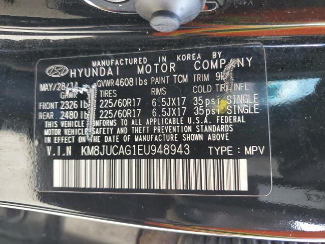 Photo 12 VIN: KM8JUCAG1EU948943 - HYUNDAI TUCSON GLS 